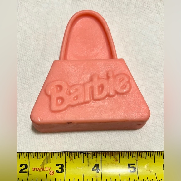 👛 BARBIE Lush Cosmetics X Movie purse hand Soap Bar Bath Body new handbag - Picture 2 of 5